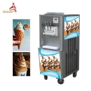 China Manufacturer Commerical Cone Ice Cream Machine Softy Making Machine