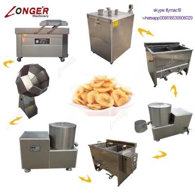 Plantain Chips Production Line Banana Chips Making Machines