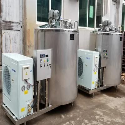 Panel Control Insulation Portable Milk Cooling Tank for Food Industry