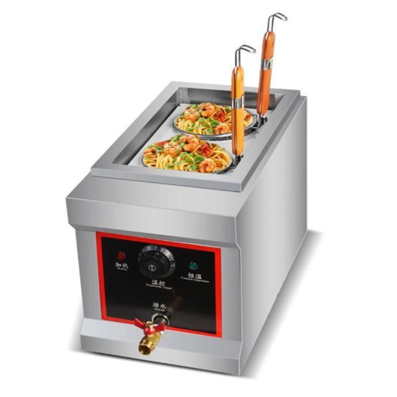 Gas Pasta Cooker with Cabinet for Restaurant & Catering Kitchen Equipment