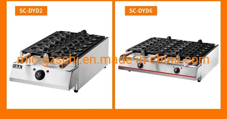 Snack Equipment Stainless Steel Taiyaki Making Machine Taiyaki Shape Pizza Cone Machine Electric Taiyaki Machine