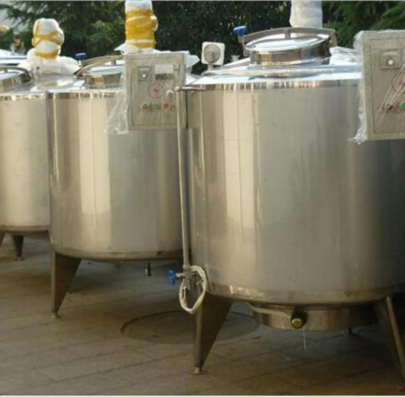 2019 3 Layers Stainless Steel Heating Mixing Tank for Food Industry