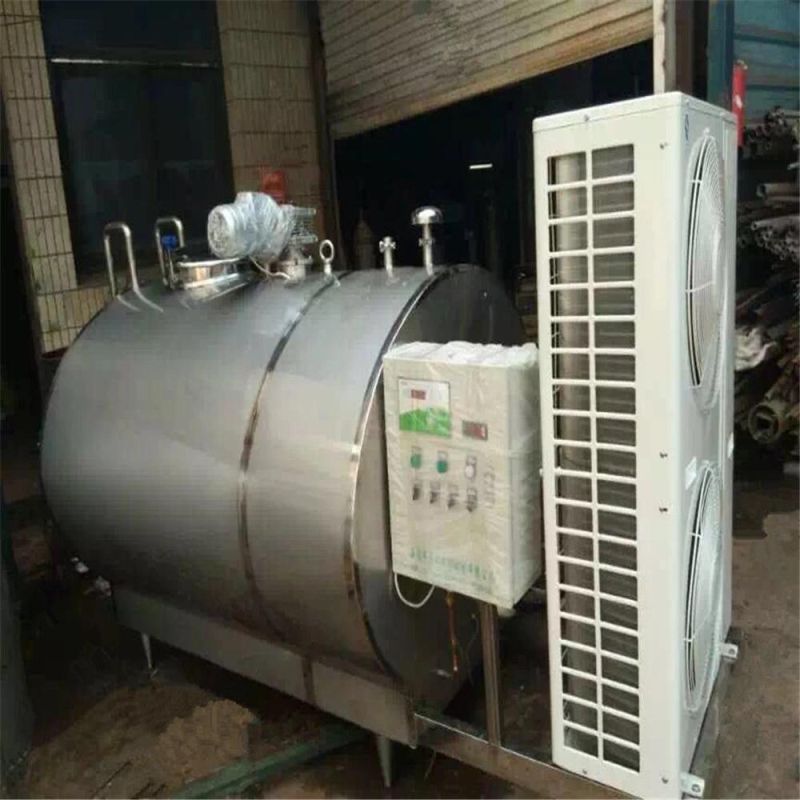 Raw Fresh Milk Reception Cooling Tank Machine for Milk Industry