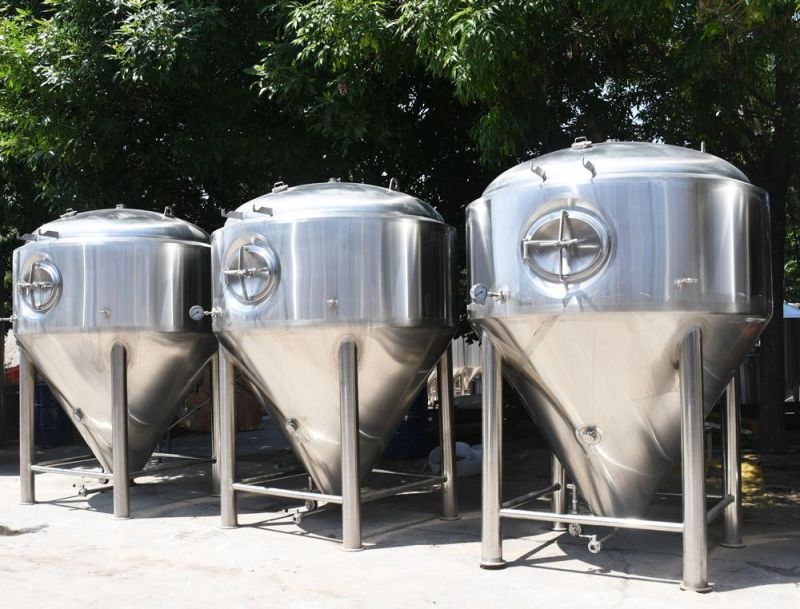 5000L 8000L Conical Cooling Tank Beer Fermenter for Brewery