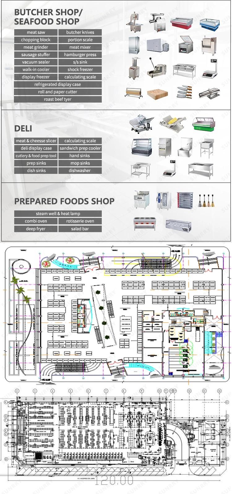 Factory Price Custom Supermarket Equipment Groceries Equipment Supermarket Hypermarket Equipments for Sale