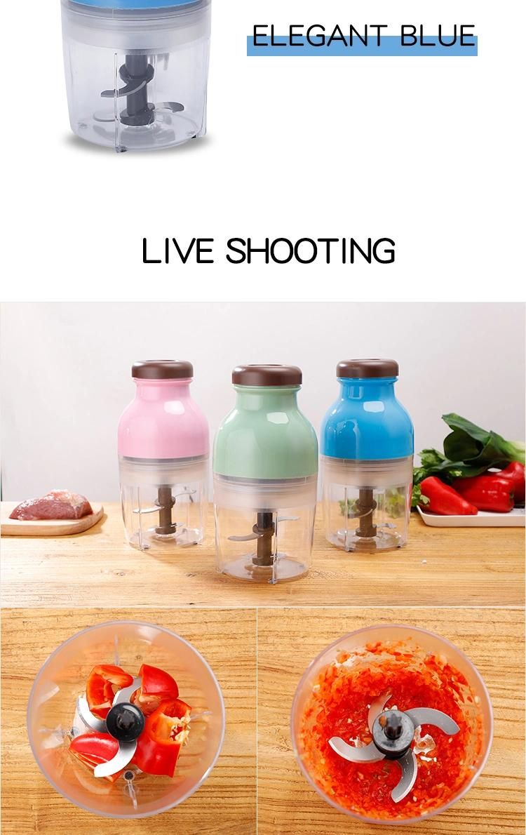 Household Fruit Vegetable Blender Food Cutting 600ml Meat Grinder