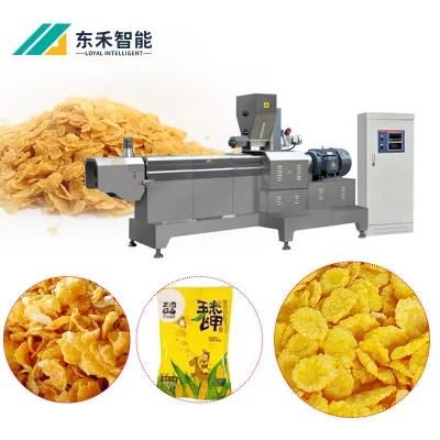 Baby Cereal Snacks Rice Puff Flaking Machinery Cereal Snacks Production Line