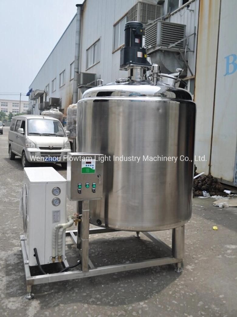 Food Grade Stainless Steel Milk Cooling Tank