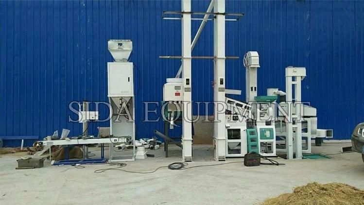 Easy Maintenance 1ton Complete Rice Processing Mill Machine