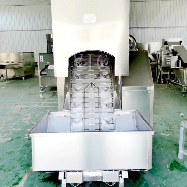 2500 kg/h Stainless Steel Onion Peeler Onion Peeling Machine