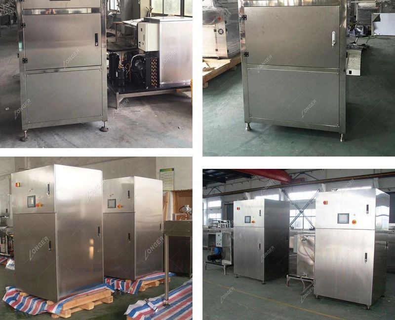 50-100kg/H Chocolate Tempering Enbroning Machine