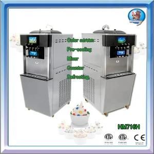 CE Approved 3 Flavor Soft Ice Cream Machine