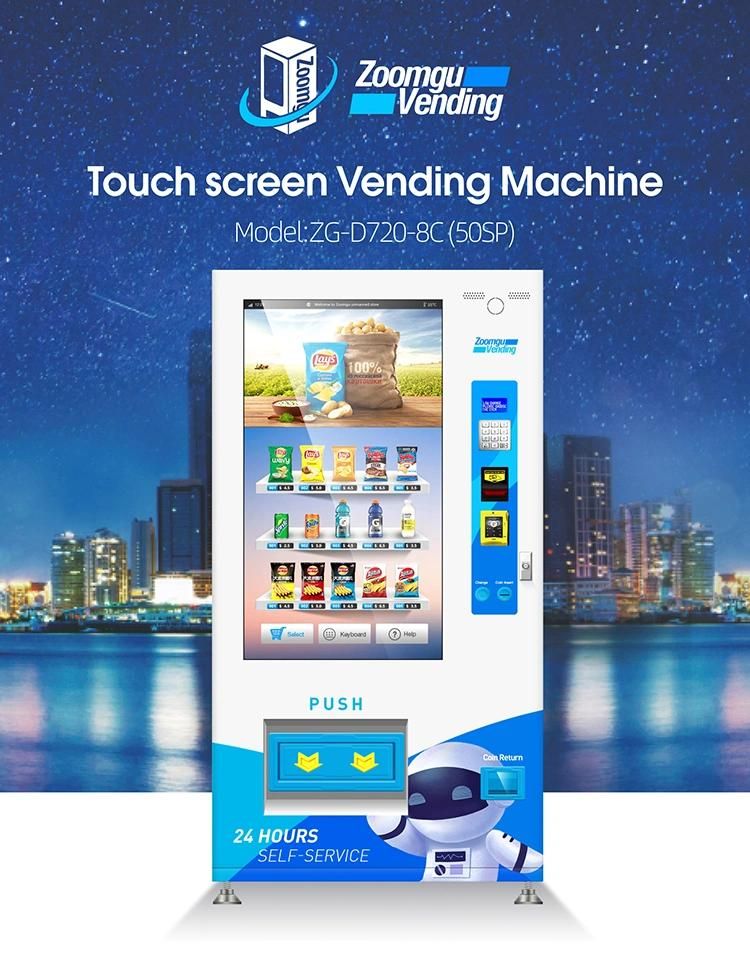 Zoomgu Touch Screen APP Vending Machine with 49 Inch