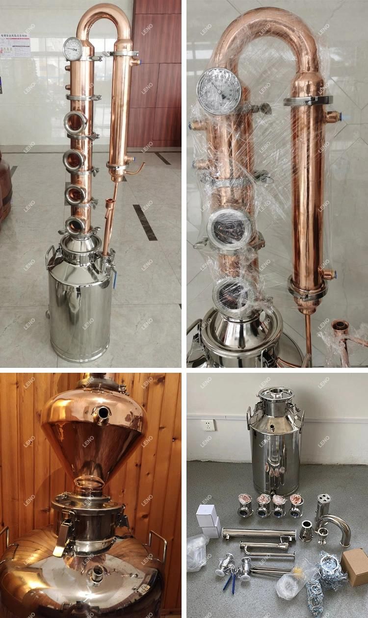 Pharmacy Grade Stainless Steel 1000L Vodka Pot Still Distillation