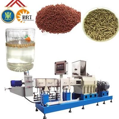 Full-Automatic Animal Fish Food Feed Making Processing Machine Floating Fish Pellet ...