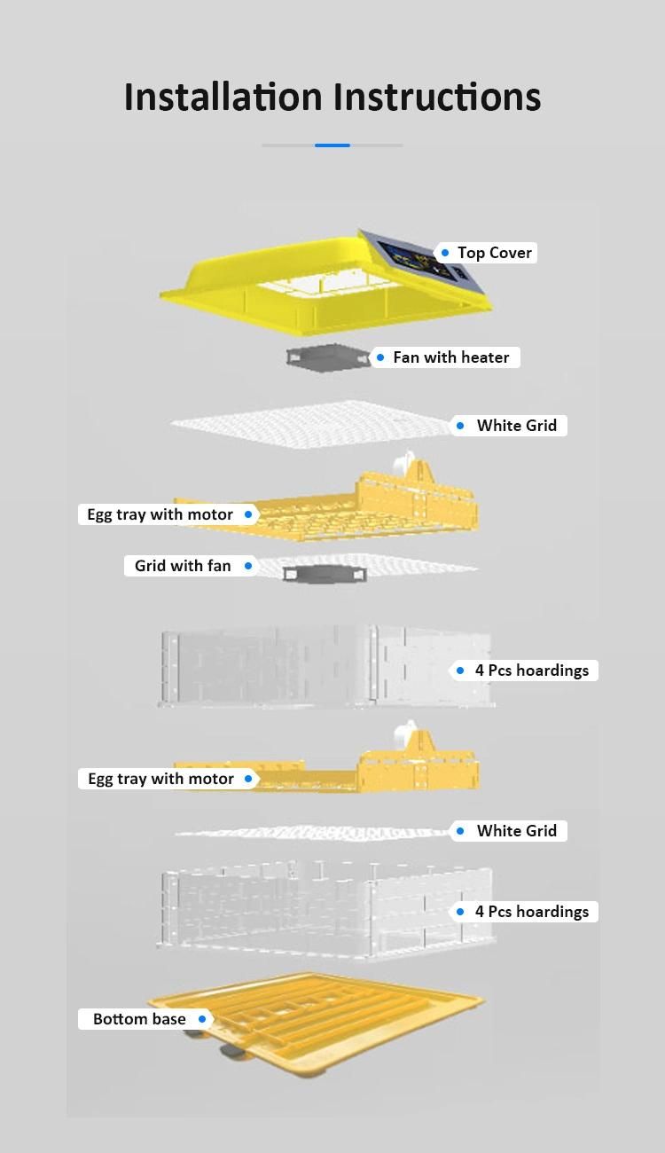 Hhd Ew-96 Fully Automatic Egg Incubator in Nigeria for Sale