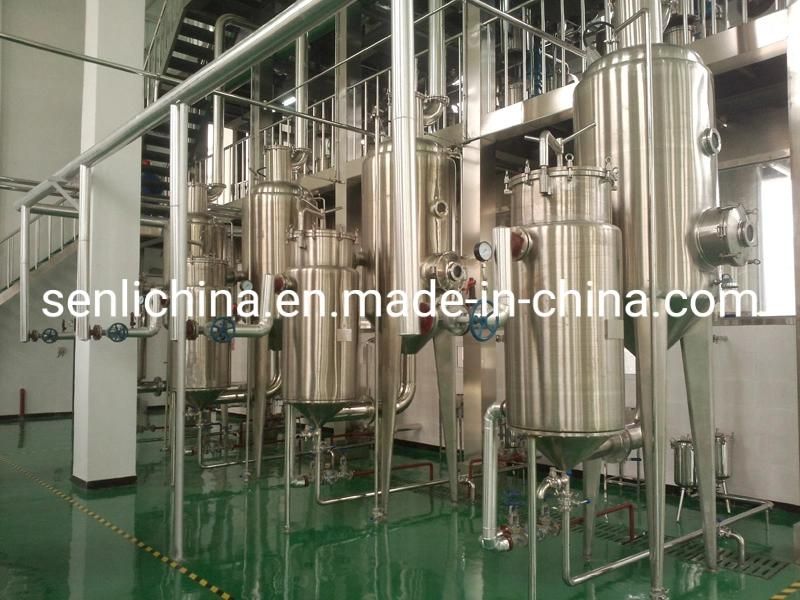 Multi Effect Falling Film Evaporator for High Heat Sensitive Material Evaporating