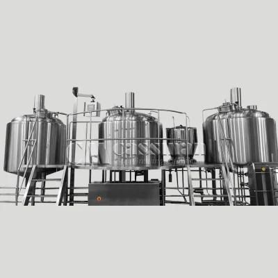 Cassman Turnkey Project SUS304 3 Vessels 1000L Brewing Beer Equipment