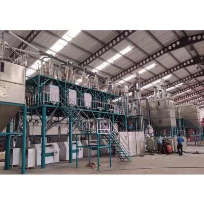 100t/24h Maize Flour Mill Milling Machine