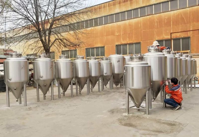 100L SS304 Stainless Steel Conical Beer Fermenter