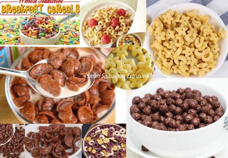 Top Selling Cereals Snacks Food Corn Flakes Machine