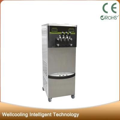 2+1 Flavors Soft Ice Cream Machine with Pre-Cooling