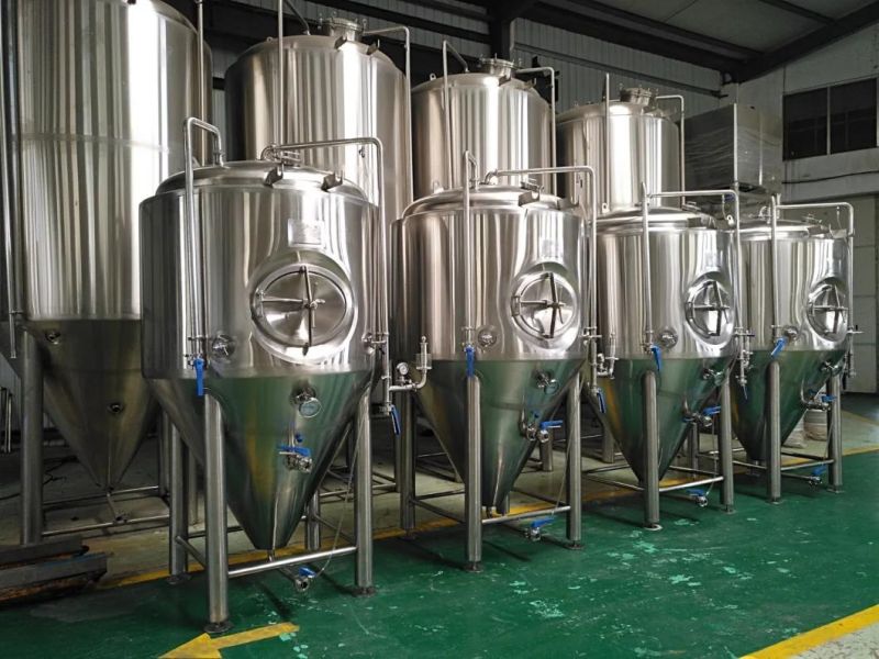 Cassman Stainless Steel 1000L 2000L Conical Beer Fermentation Tank