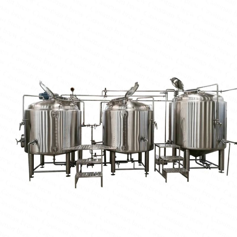 Cassman 1000L Commercial Craft Beer Brewery with 3 Vessels Brewhouse