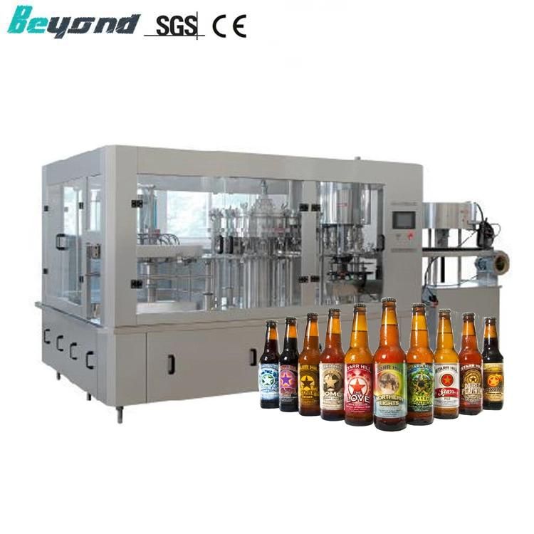 Psgc24-24-6 1000~8000 Bph 0.5L Glass Bottle Beer Filling Machine