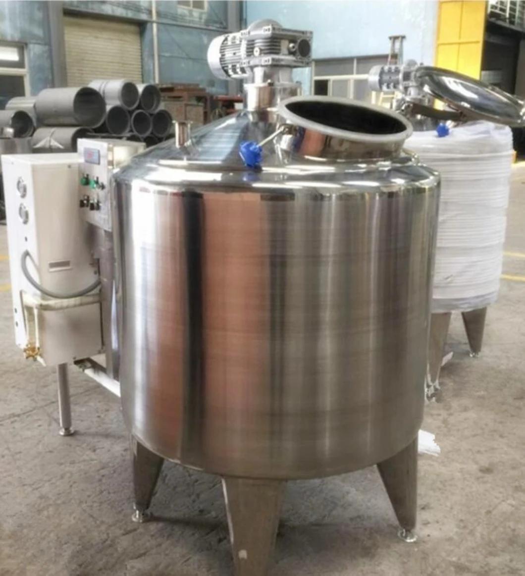 500L 1000L 1500L 2000L 2500L 3000L Milk Tank with Mixer