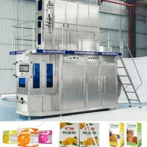 500ml 1 Liter Aseptic Yogurt Brick Carton Box Filling Packaging Machine