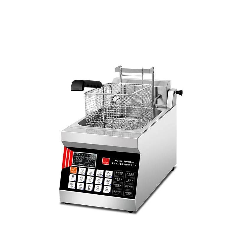 Commercial Equipment Stainless Steel Snack Chicken French Fries Deep Fryer for Restaurant Oven