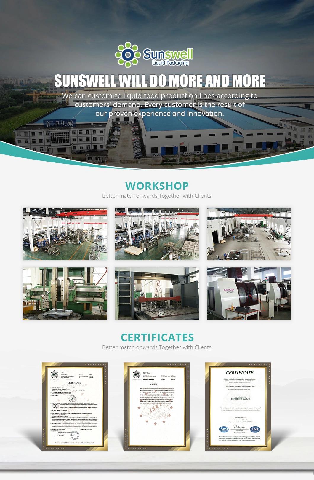 Bottle Milk Filler and Seamer Machinery Yogurt Production Line / Dairy Processing Equipment / Milk Processing Machine