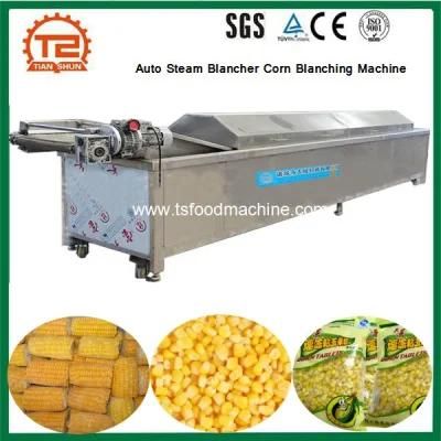 Snack Food Manchinery Auto Steam Blancher Corn Blanching Machine