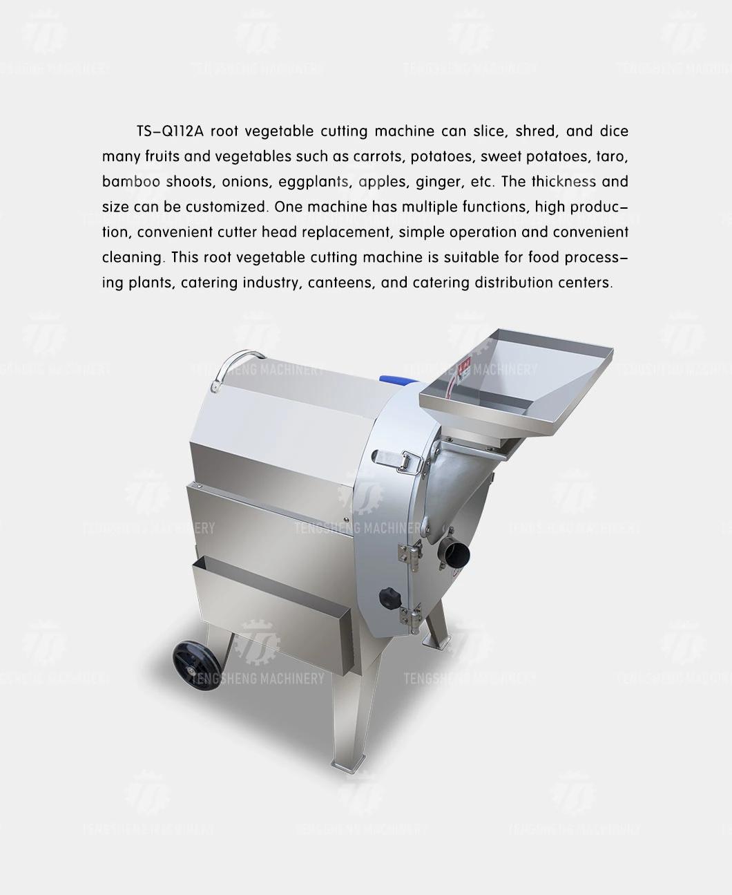 Multifunction Potato Slicing Shredding Dicing Vegetable Cutting Food Processor Production Line Food Processing Machine (TS-Q112A)