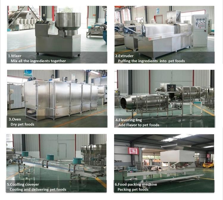 Dry Pet Dog Food Production Line Make Machine