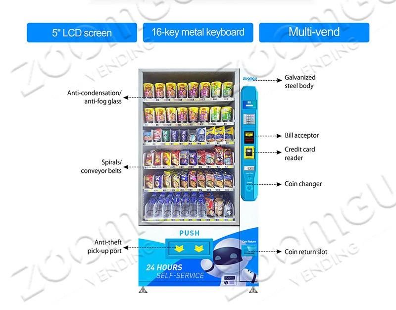 Zoomgu Vending Machine with Advanced Refrigeration Unit