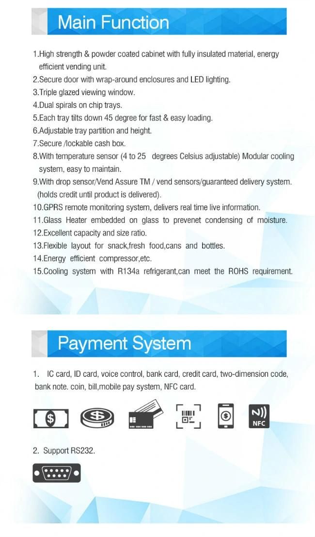 Zoomgu China Manufacture Drink Vending Machine