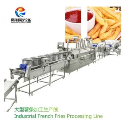 Qx-3000 Industrial Potato Chip Making Machine French Fries Production Line