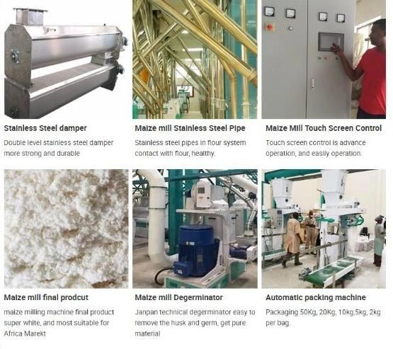 Complete Set Maize Flour Mill Milling Plant Running in Zimbabwe