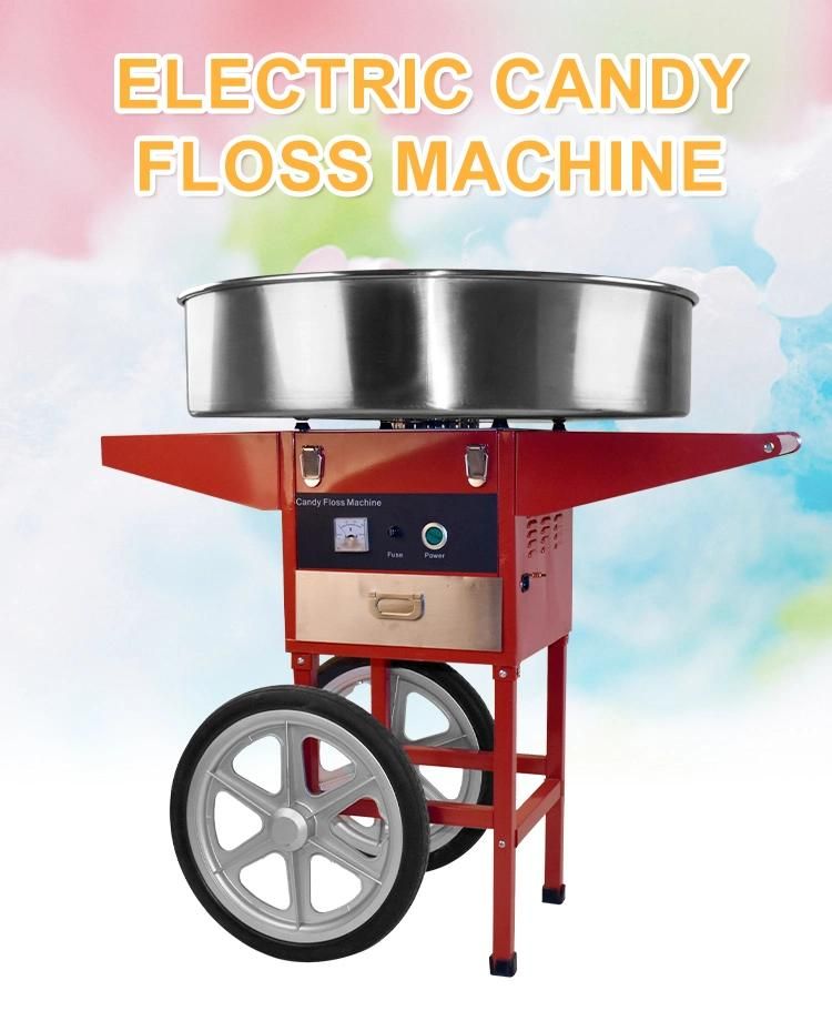 Electric Candy Floss Machine with Cart