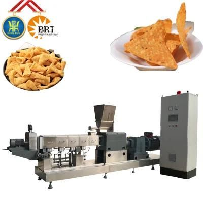 Twin Screw Machinery of Potato Fried Snacks Chip Processing Machine