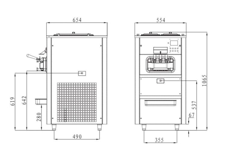 Commercial Ice Cream Making Machine 6225A