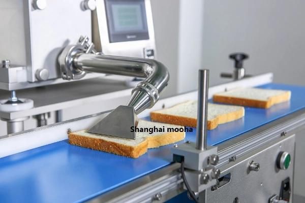 Commercial Cake Cream Coating Machine Snack Making Machine Bread Filling Machine Bakery Equipment Puff Butter Filler Paste Jelly Injection Equipment