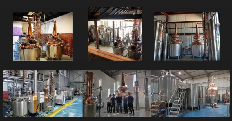 500L 1000L Industrial Use Vodka Brandy Whisky Alcohol Distillation Column