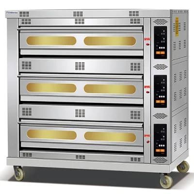 High Productivity Quality Commercial LPG/Ng Gas Oven