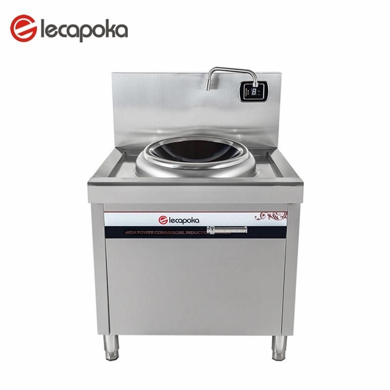 Electric 380V 8kw Stainless Cooking Equipment in Kitchen Steel Wok Kitchen Equipment