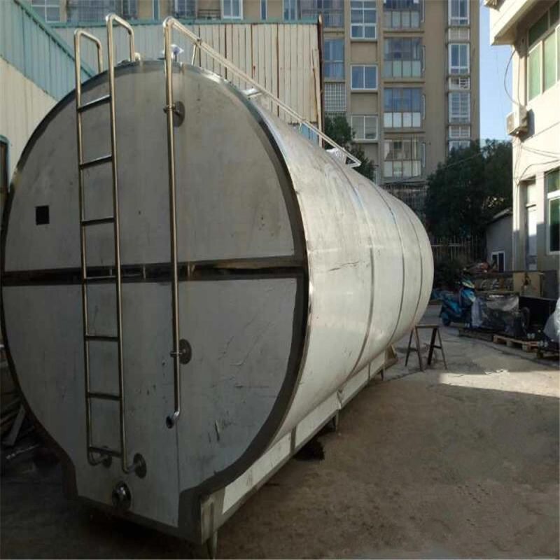 Insulation Air Compressor Installed Milk Cooling Storage Tank Factory