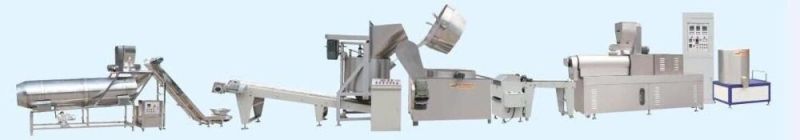 Full Automatic Corn Chips Extruding Machinery Doritos/Triangle Chips Processing Line