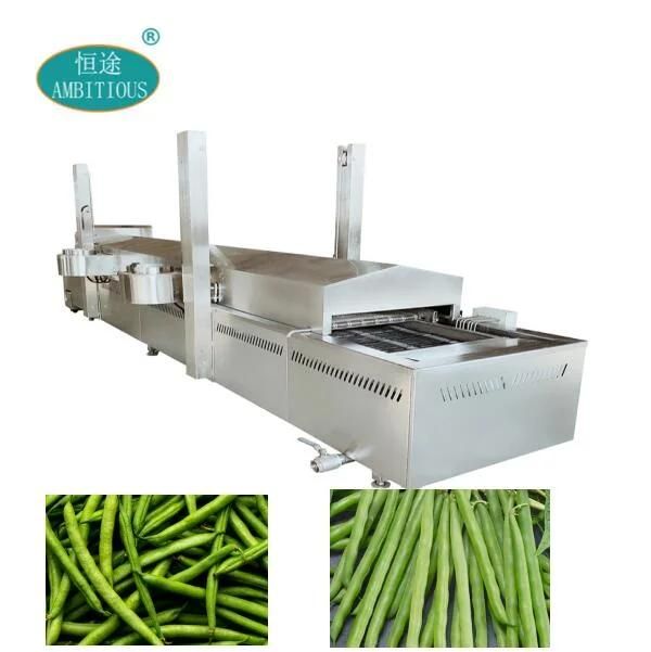 Green Bean Cooking Machine Frozen Vegetables Food Processing Line